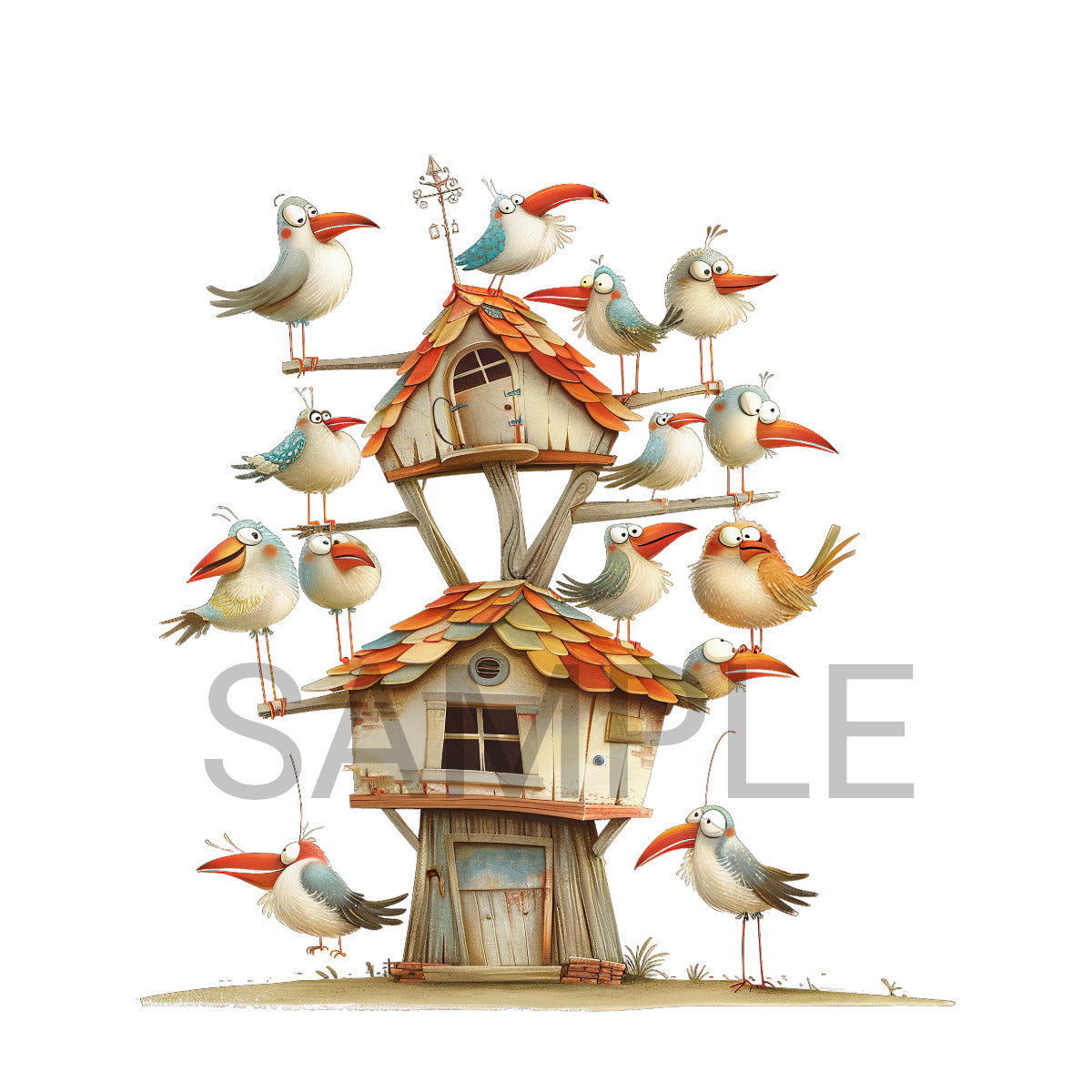 Bird house. CLICK FOR MORE.