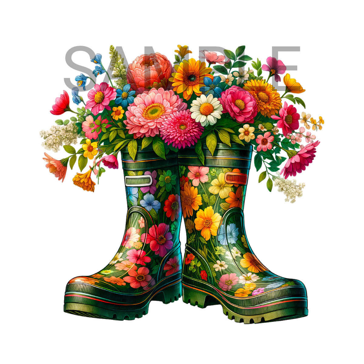 Love These Summer Boots with Flowers. CLICK FOR MORE.