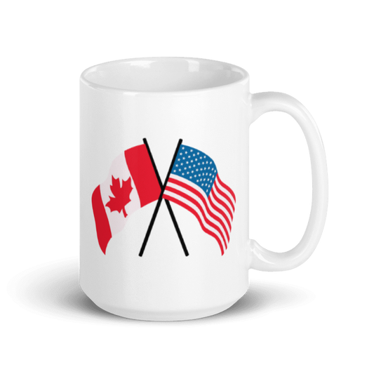 Must have Canadian & USA flag.