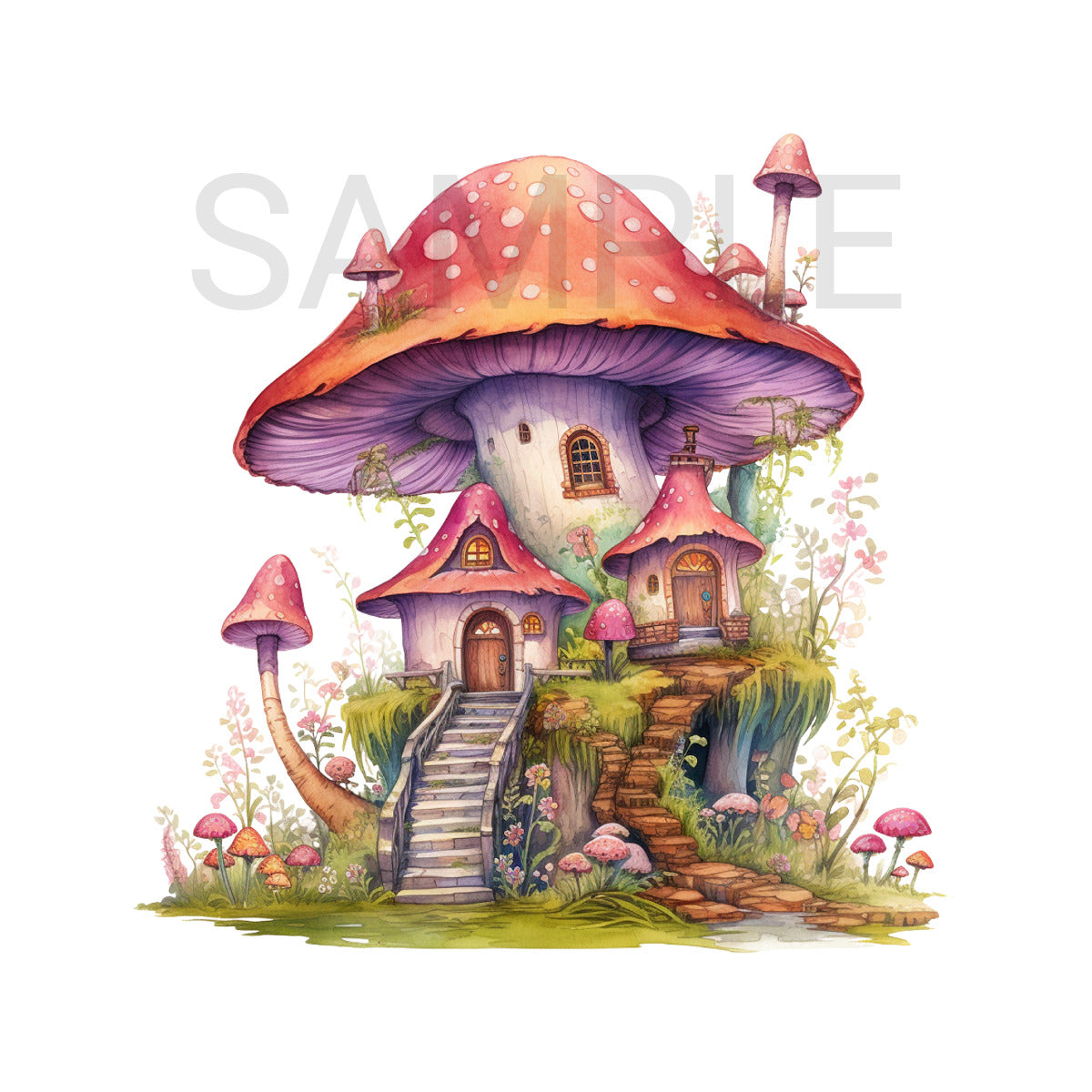 Mushroom House. CLICK FOR MORE.