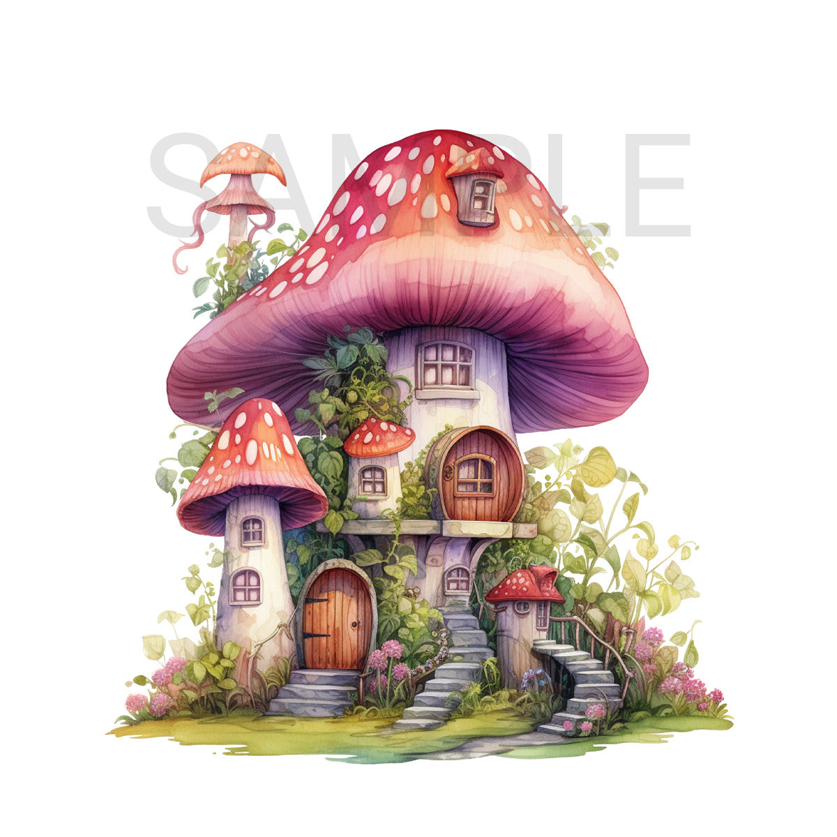 Mushroom House. CLICK FOR MORE.