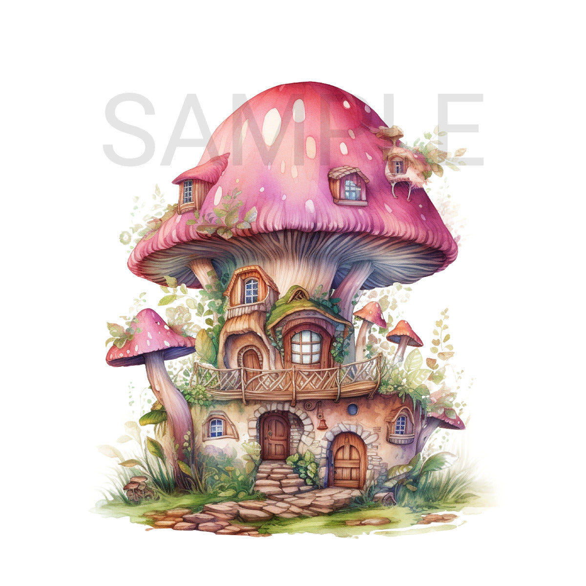 Mushroom House. CLICK FOR MORE.