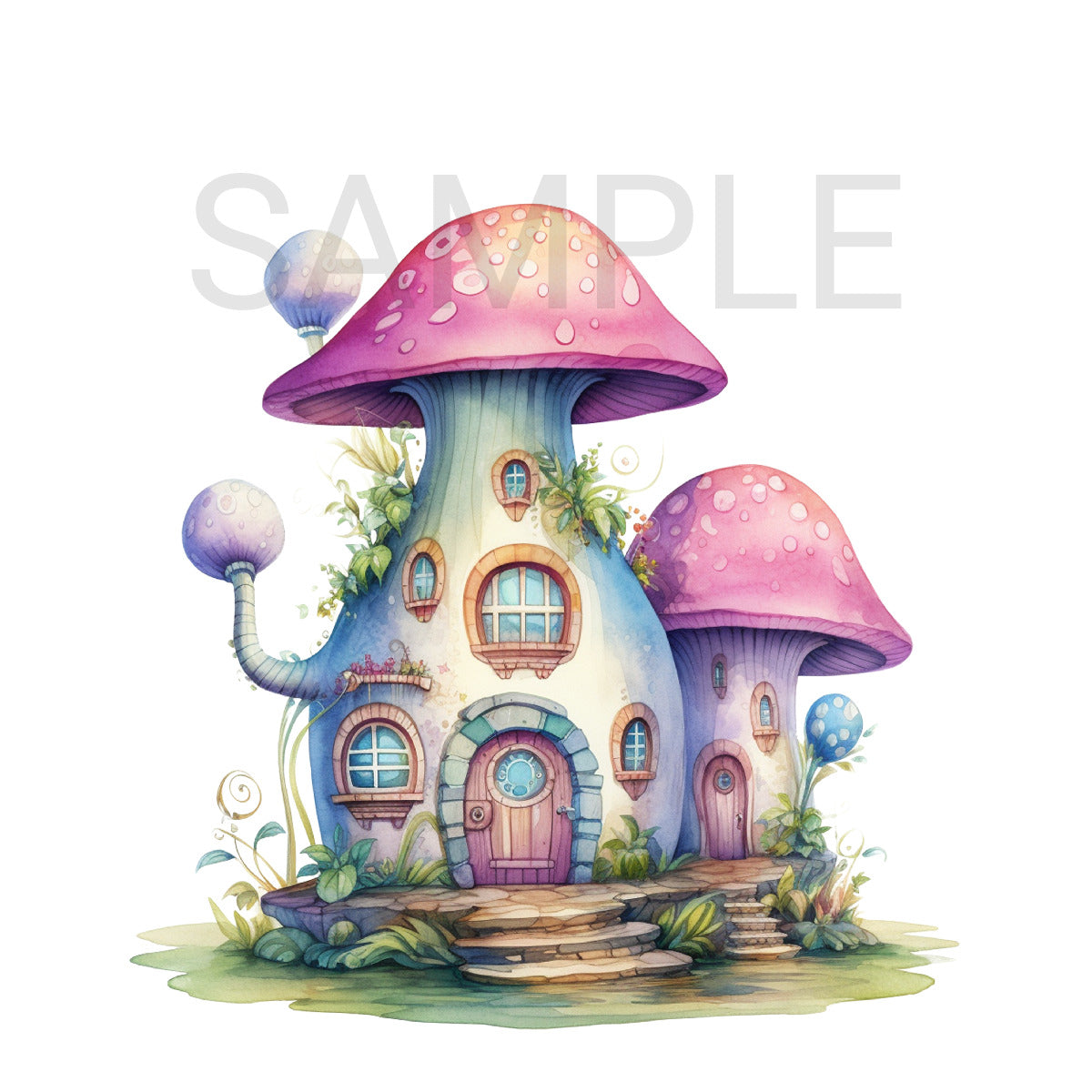 Mushroom House. CLICK FOR MORE.