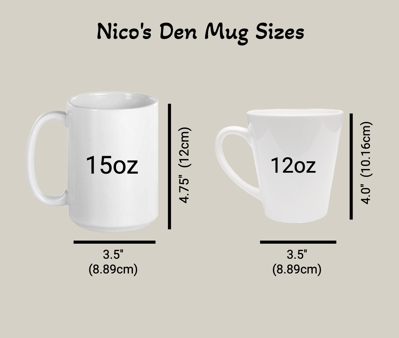 15oz  CUSTOMIZE HERE! Design your own 15oz mug at no extra cost.