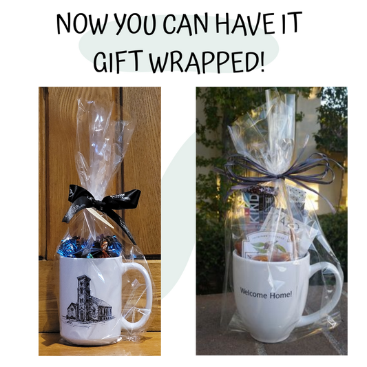 A Gift Wrapped Mug Makes A great Gift! NEW! Give The Gift Thats Ready To Go.