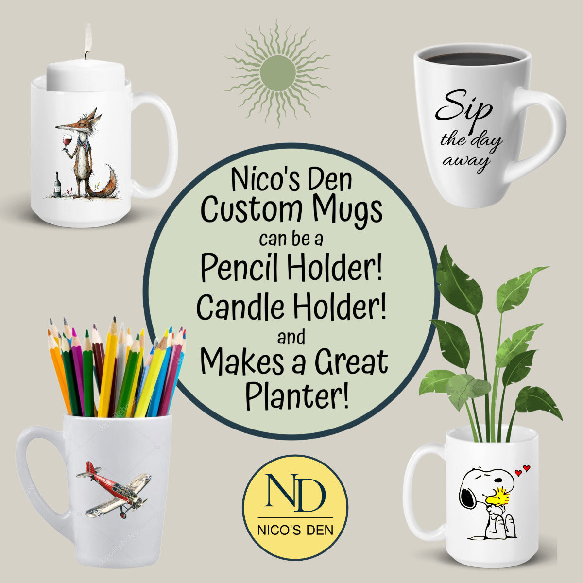 15oz  CUSTOMIZE HERE! Design your own 15oz mug at no extra cost.