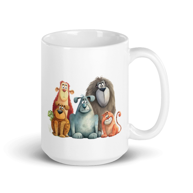 Love these quirky animal mugs