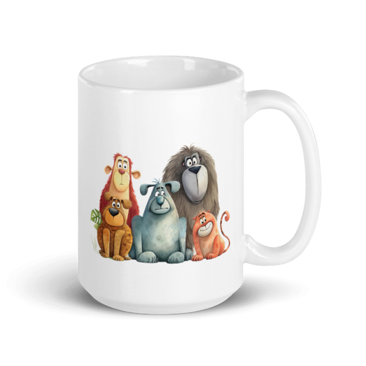 Love these quirky animal mugs