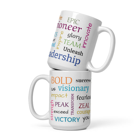 What a great gift. Discover the perfect companion for your daily grind with our Power Words Coffee Mug! Inspirational, Motivational, Empowering, Impactful.