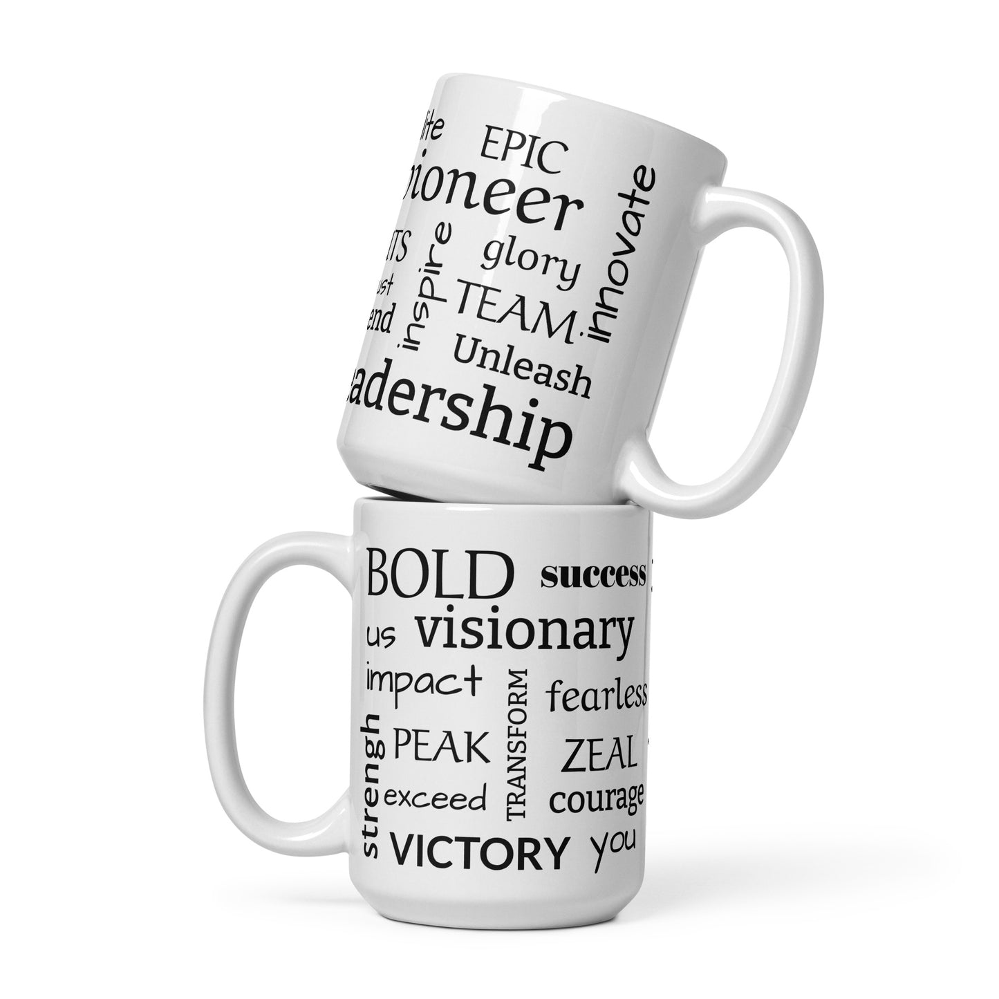 What a great gift.Discover the perfect companion for your daily grind with our Power Words Coffee Mug! Inspirational, Motivational, Empowering, Impactful.