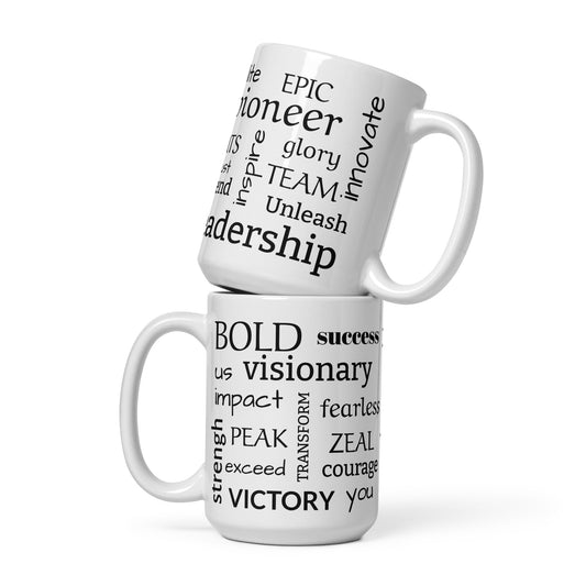 What a great gift.Discover the perfect companion for your daily grind with our Power Words Coffee Mug! Inspirational, Motivational, Empowering, Impactful.